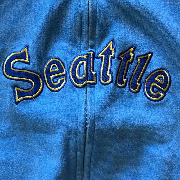 Seattle Mariners G-III Cooperstown Collection Zippered Sweatshirt - Picture 3 of 7
